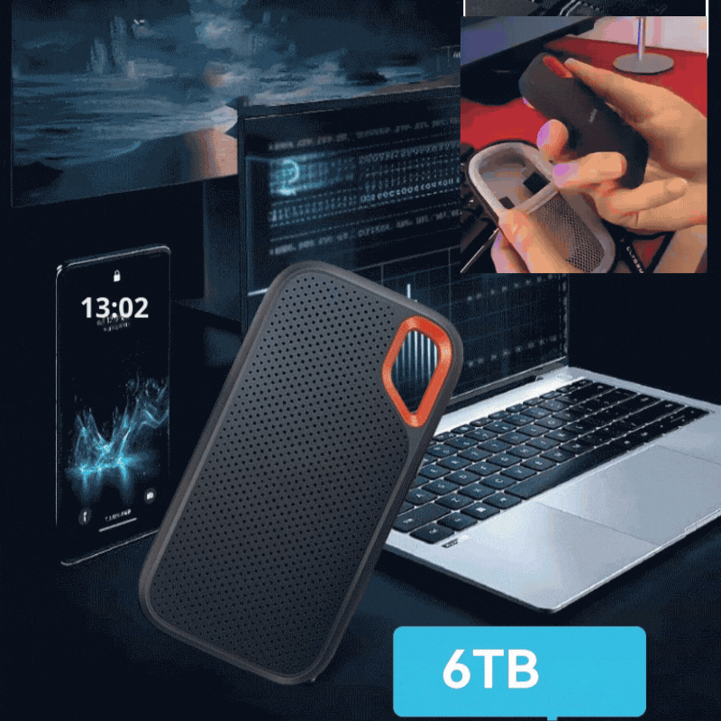 🔥【64TB】🔥Υψηλής ταχύτητας φορητός σκληρός δίσκος στερεάς κατάστασης
