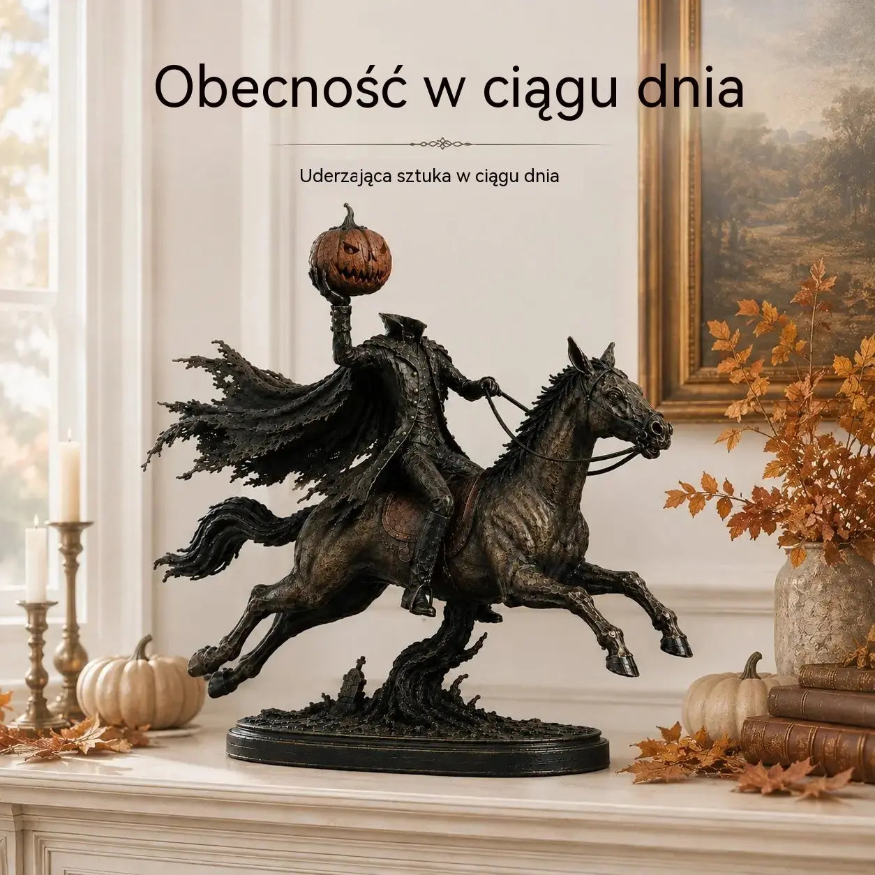 🎃🏇✨Ostatni dzień oferty ograniczonej czasowo, zaoszczędź 10% - Statuetka Jeźdźca Bez Głowy - Obudź Legendę Pustki