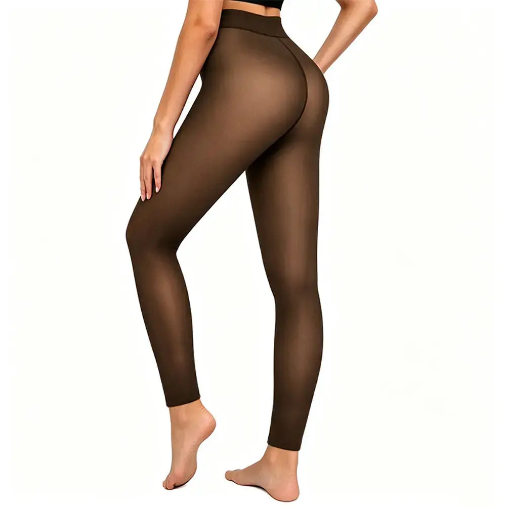 【XS-4XL】Damskie legginsy 7/8 w dużych rozmiarach – ocieplane, grube, ciepłe, dopasowane, wąskie nogawki