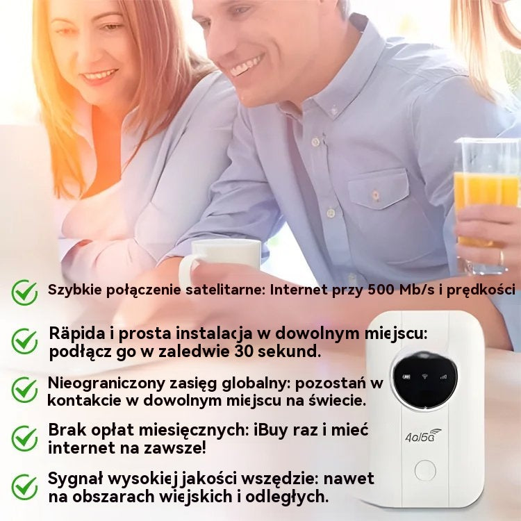 【Internet bezpłatny w kieszeni】Router 4G/5G