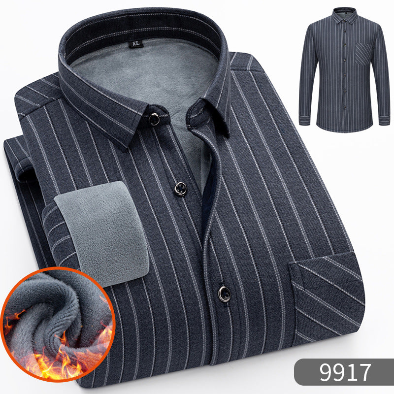 🔥【50% zniżki】1 sztuka 119zł 👔【L-5XL】Ciepła koszula biznesowa z długim rękawem