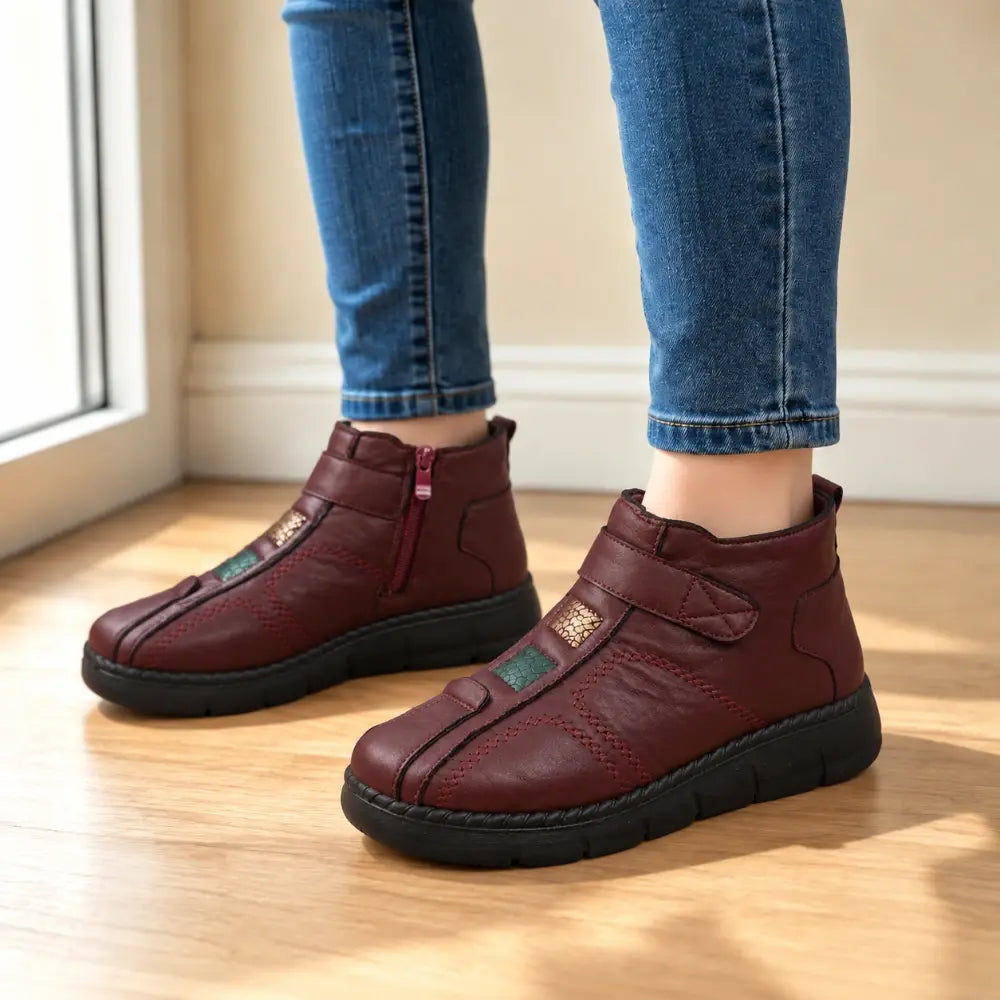 【35-41】Nowe damskie buty zimowe dla mam – ocieplane, grube, na miękkiej i grubej podeszwie, antypoślizgowe, uniwersalne, na co dzień