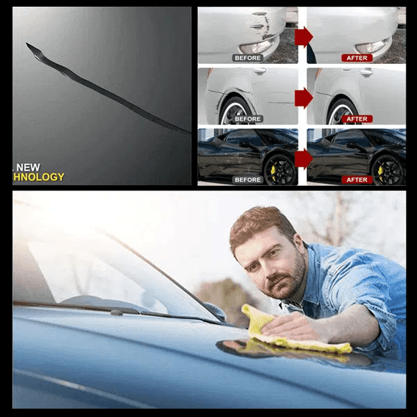 🚗🔥【100ml + σφουγγάρι】1 σετ 26 ευρώ🔥Κρέμα επισκευής γρατσουνιών αυτοκινήτου