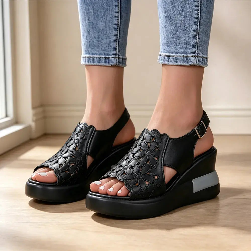 🔥【35-40】Sandały do kostki w stylu retro z miękką podeszwą