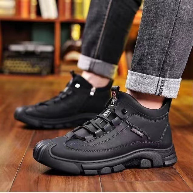 ⛄💥【Novi zimski stilovi】👞【39-44】 Zimske Muške Kožne Tenisice s Fleec Podlogom – Udobnost, Toplina i Stila za Svakodnevnu Upotrebu, Idealne za Hladne Dane