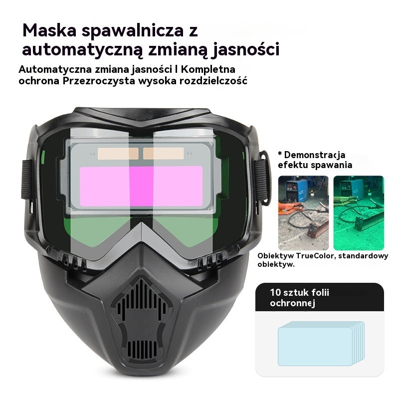 😎🔥Odłączane gogle HD Anti-fog na całą twarz (przeciwodblaskowe, przeciw promieniowaniu ultrafioletowemu, przeciwpyłowe).