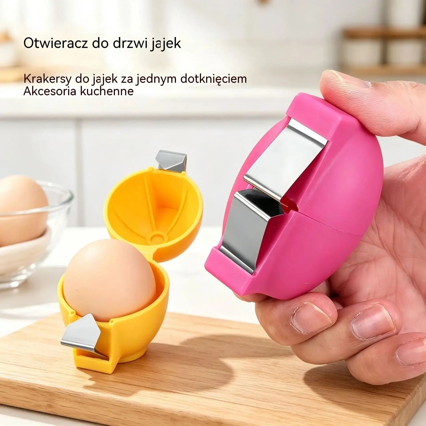 🔥3 sztuki 79 zł🥚 Otwieracze do jajek, Separator skorupek jajek, narzędzie do pieczenia w kuchni, przybory kuchenne