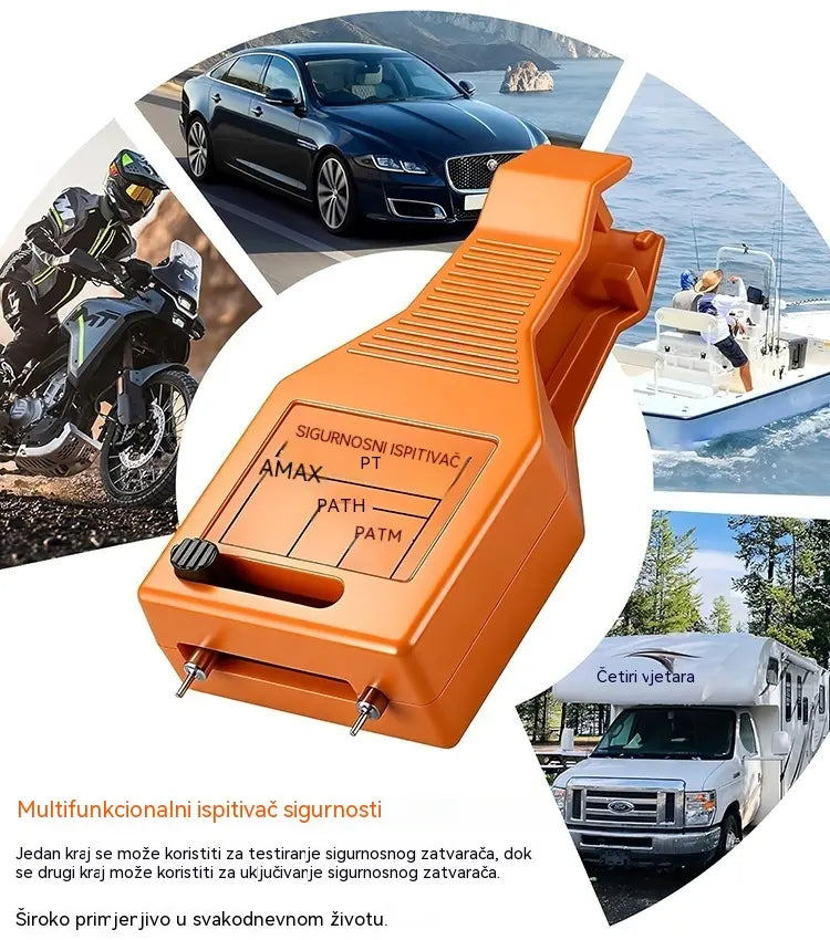 1 za 109 zł. 🚘💥Uniwersalny tester i wyciągacz bezpieczników samochodowych (12-24 V DC)