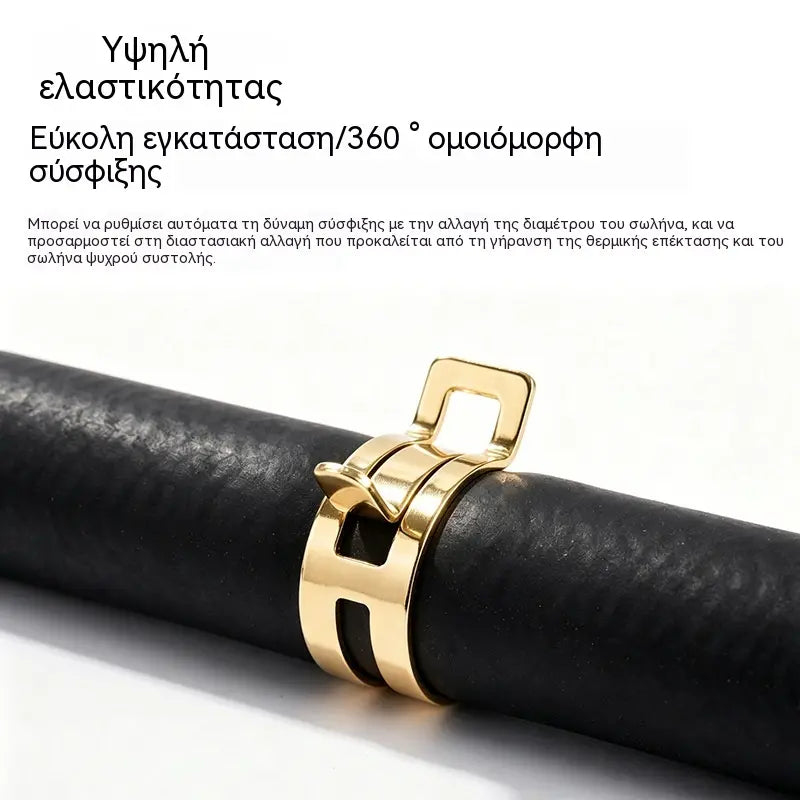 【100 τεμάχια】Ανθεκτικός σφιγκτήρας σωλήνα με ελατήριο και ψευδάργυρο, σφιγκτήρας κλιπ σωλήνα αέρα 6mm-22mm