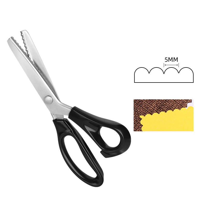 🔥✨【Αγοράστε 1 και πάρτε 1 δωρεάν】🔥✂️ Ψαλίδι ροζέ για υφάσματα, διαθέσιμο σε 5 μεγέθη.