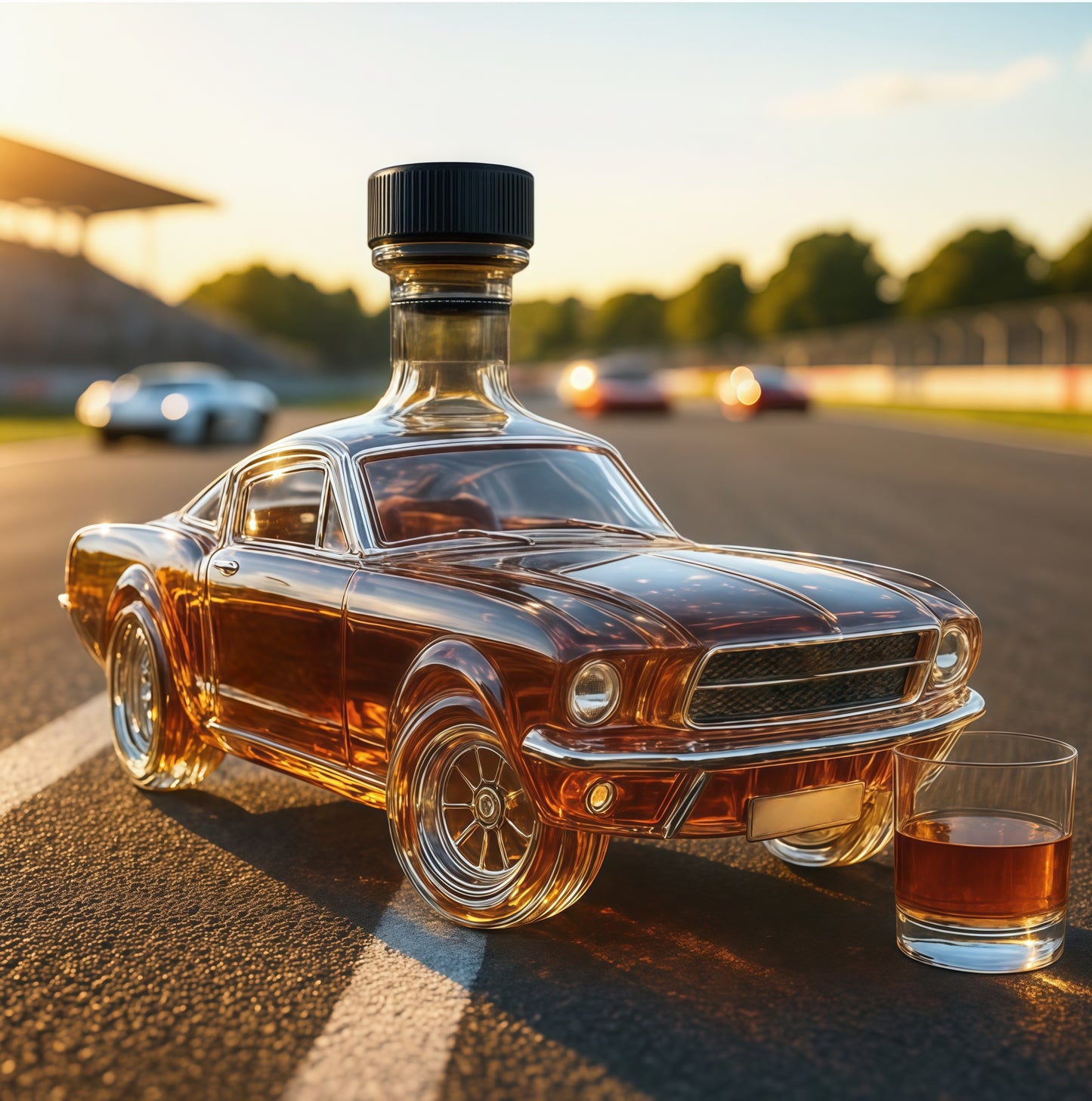 🎁🚗 Kreativní láhev na whisky ve tvaru auta – styl a sběratelská hodnota