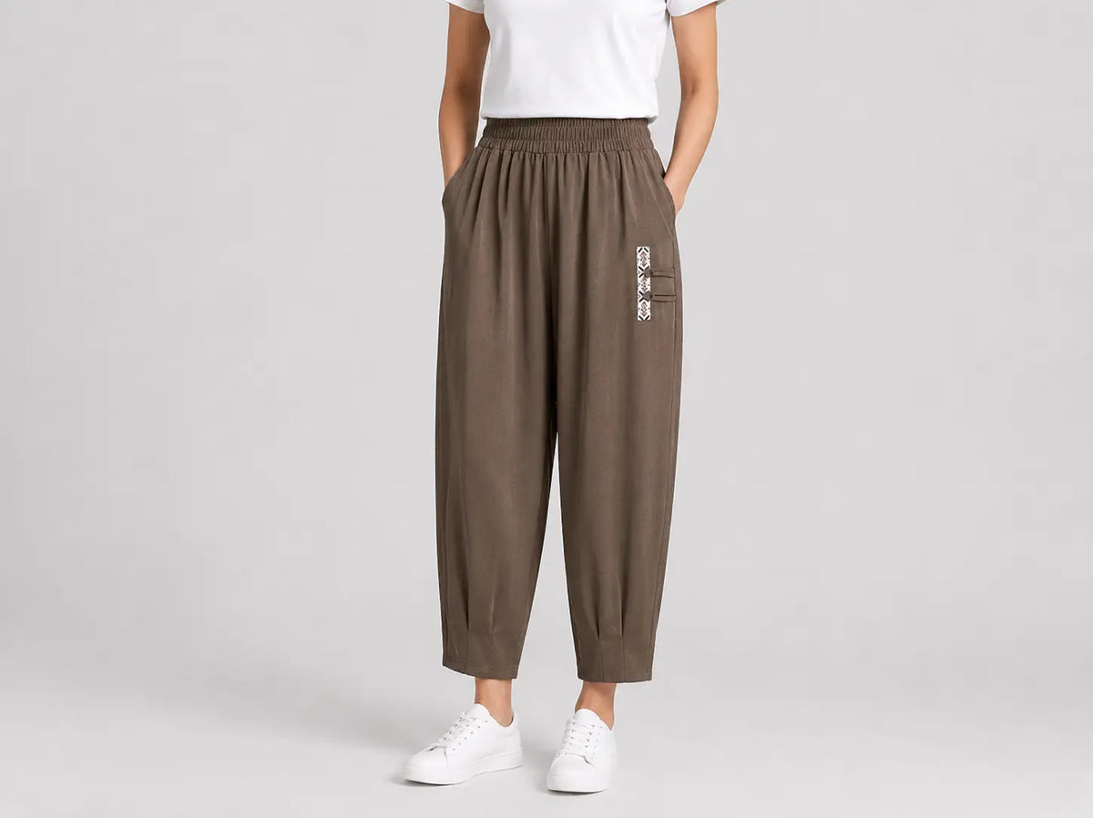 🔥✨【M-4XL】👖Νέο κοντό παντελόνι από βαμβάκι και λινό