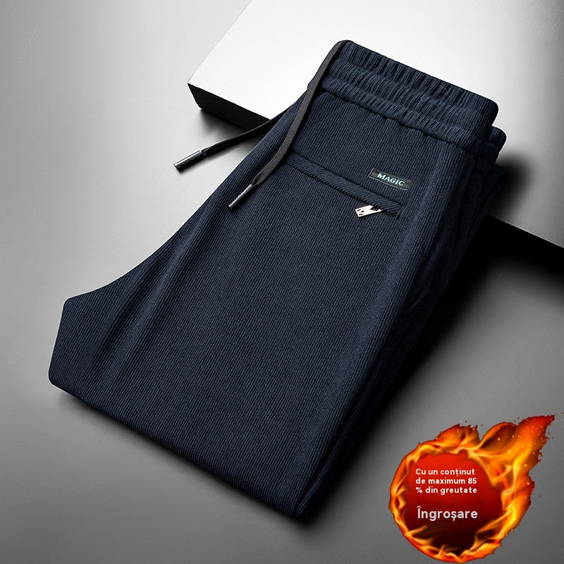 👖【L-5XL】Ανδρικό βελούδινο παντελόνι φόρμας για το φθινόπωρο/χειμώνα, σε άνετη γραμμή