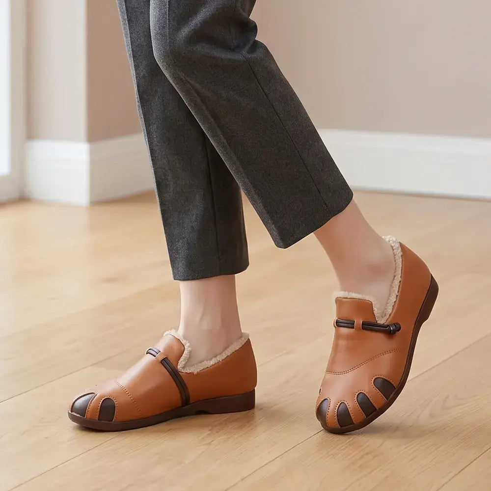 ⛄【Rozmiary 35–41】Nowe zimowe śniegowce w stylu retro z ociepleniem z polaru