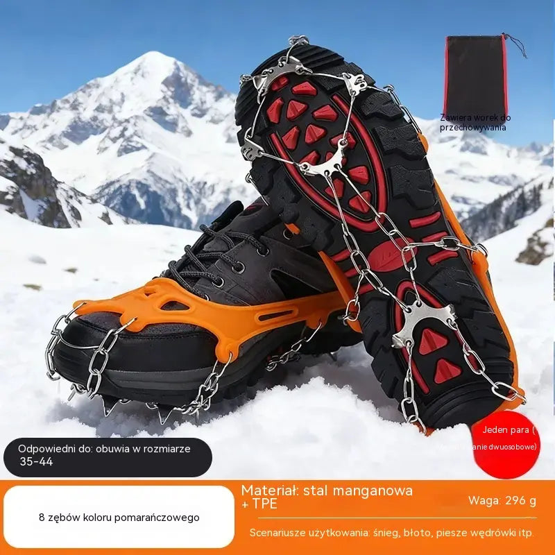 📢📢 1 ζευγάρι με 99 zł ⏰ Αντιολισθητικά καρφιά (crampons) για μπότες και παπούτσια πεζοπορίας