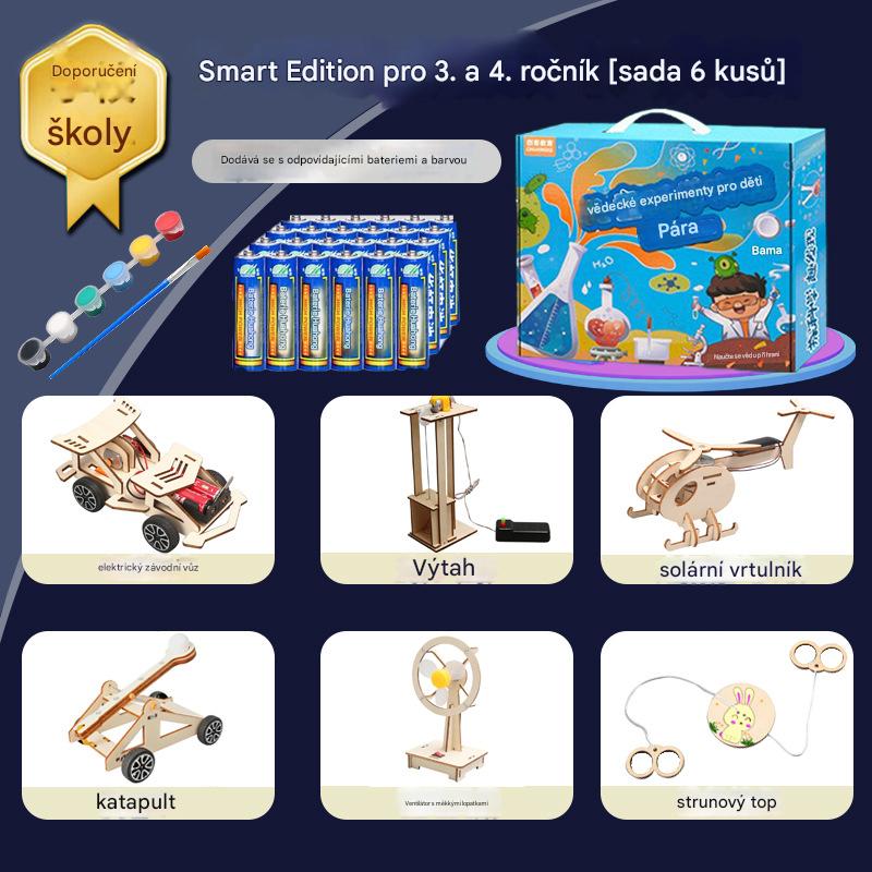 🧩 Juguetes tecnológicos creativos de bricolaje: construye y aprende con componentes electrónicos, educación STEM divertida para niños 🚀📦🧩