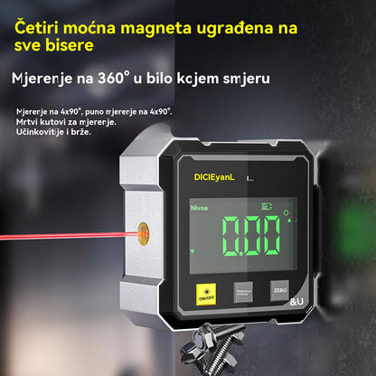 🔥Četverostrana magnetska usisna cijev, dvostrana laserska libela