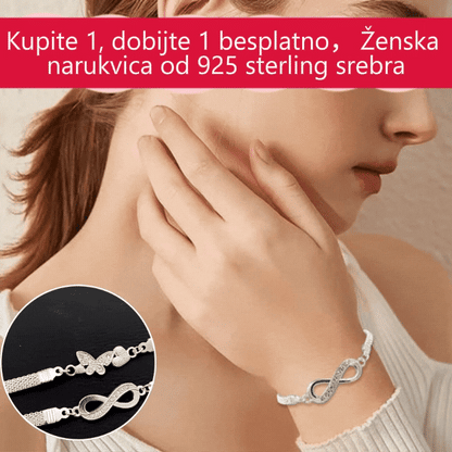 【🎁Compre 1 y obtenga 1 gratis】✨Pulsera de plata de ley 925 para mujer, no se deforma ni se decolora