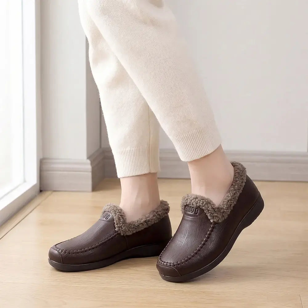 【35-40】Nowe damskie buty zimowe dla mam – wodoodporne, antypoślizgowe, wsuwane, uniwersalne, casualowe, ocieplane