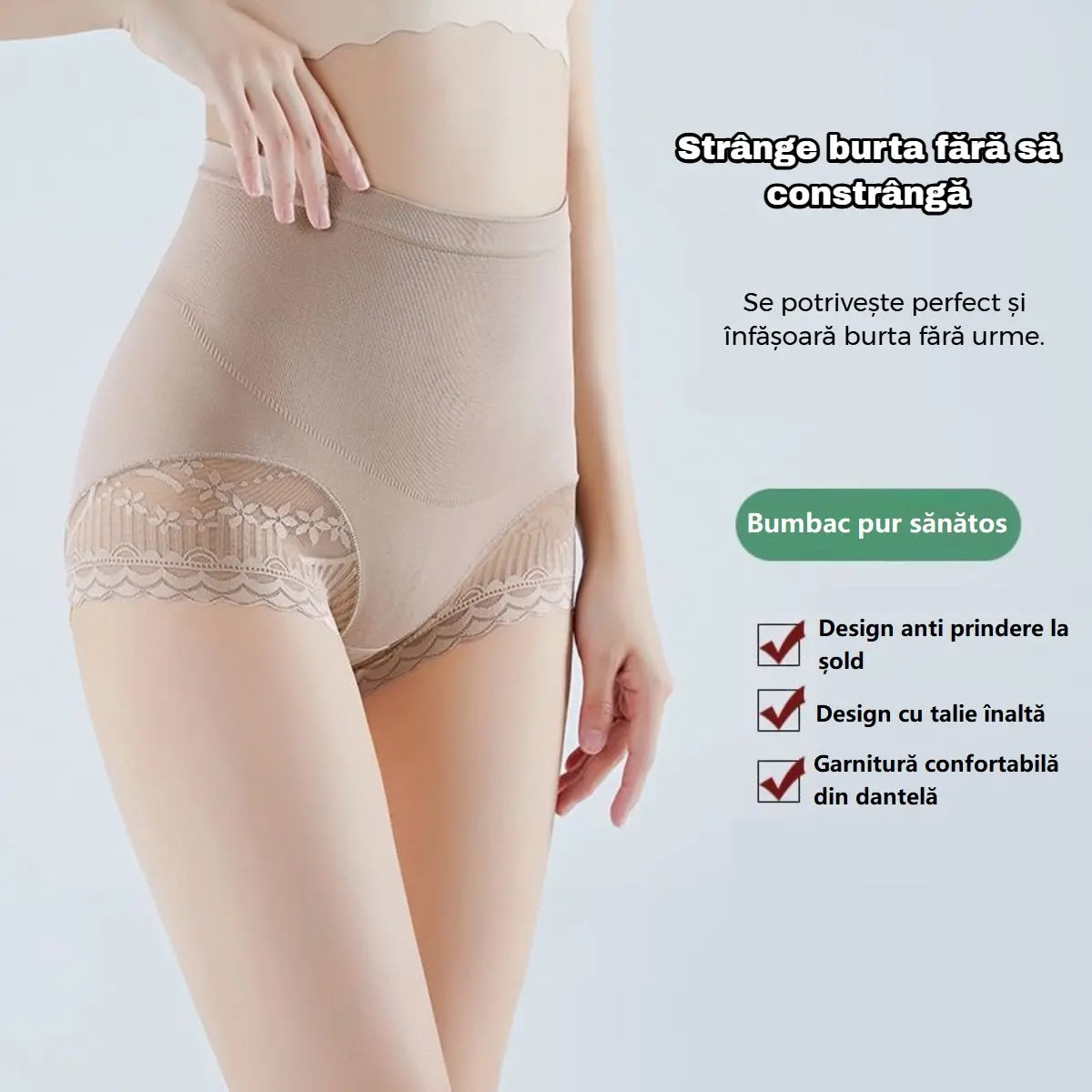 🙌【3 sztuki 99 zł】Majtki modelujące brzuch i podnoszące pośladki – miękkie, przewiewne, wysmuklają sylwetkę【M-2XL】