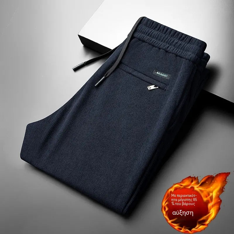 👖【L-5XL】Ανδρικό βελούδινο παντελόνι φόρμας για το φθινόπωρο/χειμώνα, σε άνετη γραμμή