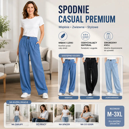 🔥👖【S-3XL】2026 nowe, wysokiej jakości, miękkie, swobodne spodnie z drapowaniem.