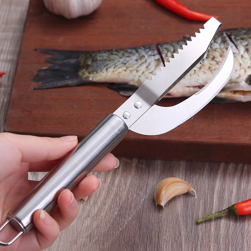 🐠💥【Kupite 1 i dobijete 1 besplatno】🐟Nož za riblje krljušti od nehrđajućeg čelika