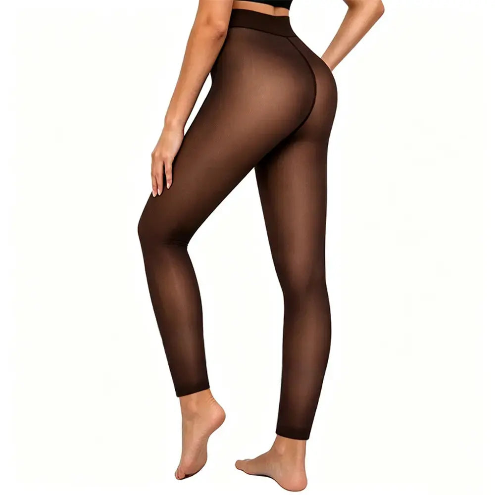 【XS-4XL】Damskie legginsy 7/8 w dużych rozmiarach – ocieplane, grube, ciepłe, dopasowane, wąskie nogawki