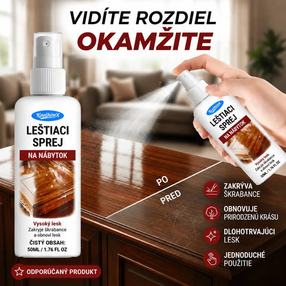 【Kupte 1 a získejte 1 zdarma】🪑 ✨ Vysoce lesklý lešticí prostředek na nábytek obnovuje dřevo a vinyl během několika sekund.