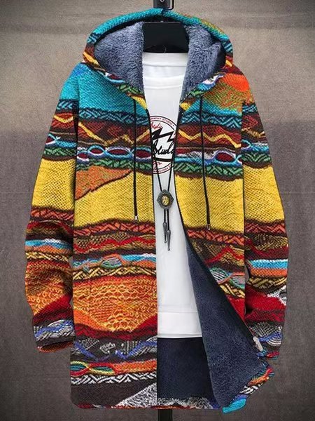 ✨🎉【S-4XL】Muška ležerna topla jesensko-zimska jakna od debele vune i baršuna za veće veličine