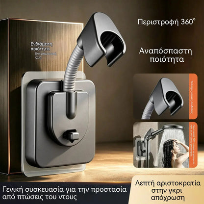 1 τεμάχιο 26 ευρώ🎁 Ειδική Προσφορά 💥 Ρυθμιζόμενη Βάση Γενικής Χρήσης – Χωρίς Τρύπημα, Επιτοίχια Βάση για Τηλέφωνο Ντους