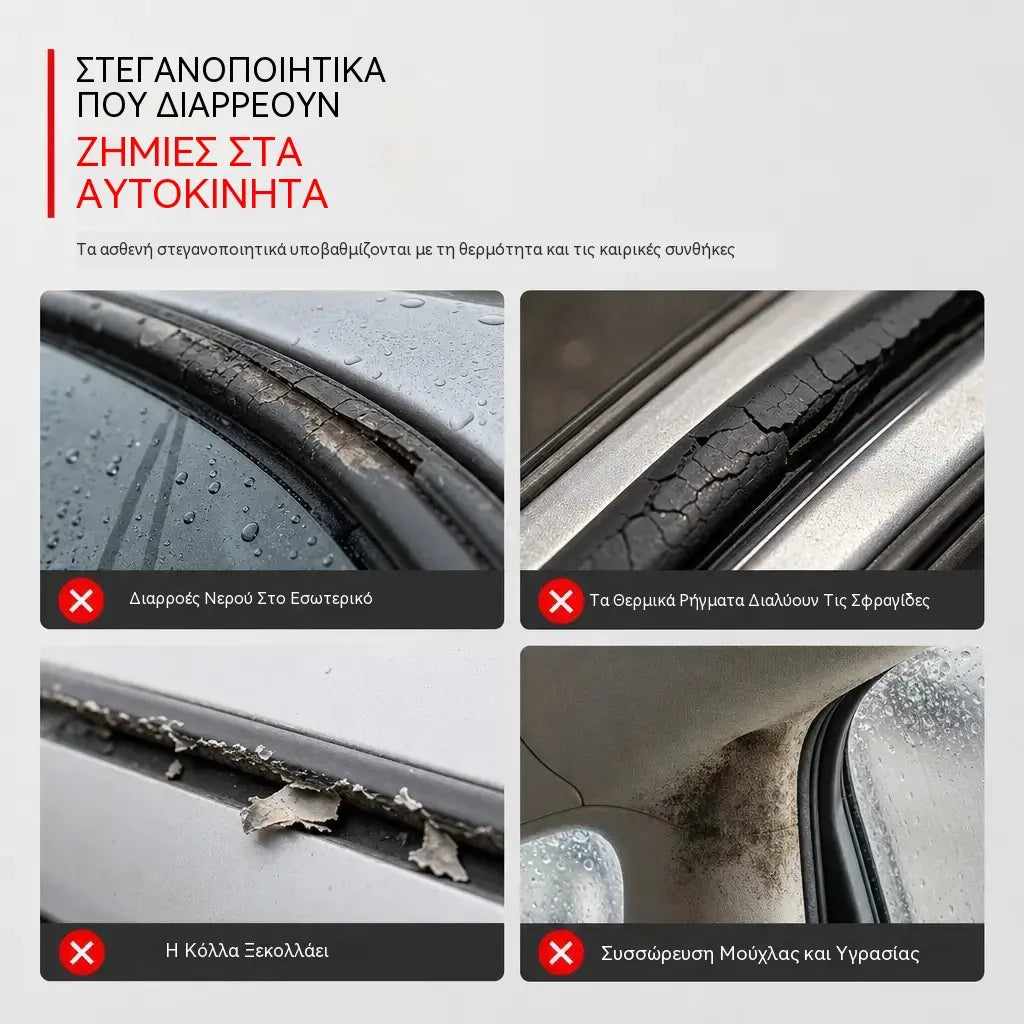 Συγκολλητικό-στεγανωτικό αυτοκινήτου για υψηλές θερμοκρασίες