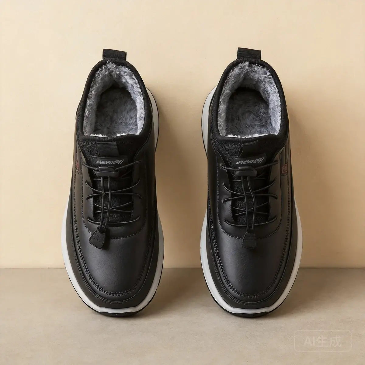 🌈⛄【Rozmiary 35–41】Nowe damskie sneakersy na sezon jesień/zima 💝 – wygodne, z ociepleniem z polaru i miękką podeszwą, wykonane z naturalnej skóry.