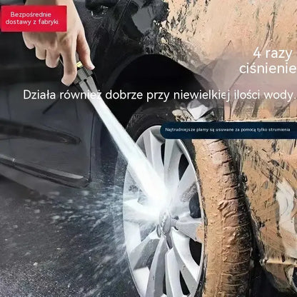 🚿 【1 zestaw 2 sztuk】🔥Ostatni dzień oferty specjalnej! 🔥💧 Pistolet na wodę wysokociśnieniowy: do mycia samochodu, ogrodnictwa, 10 razy większe ciśnienie, wiele funkcji ⚡