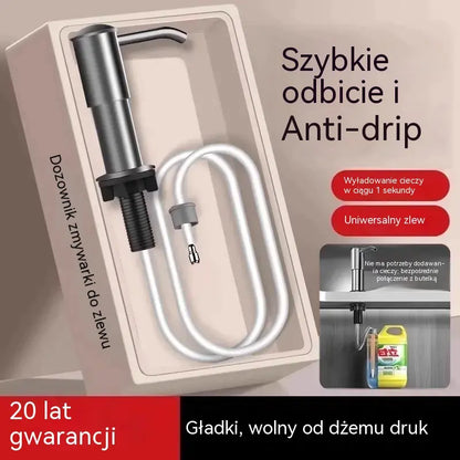 Zestaw przedłużający rurę dozownika mydła do umywalki łazienkowej
