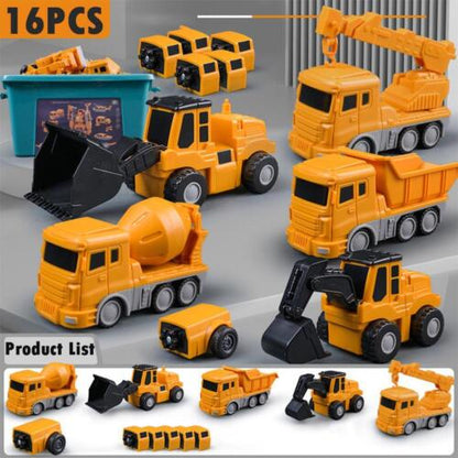 🎁👶【50% DE DESCUENTO】【16/26/35 piezas】Bloques magnéticos de construcción, juguetes educativos Transformers