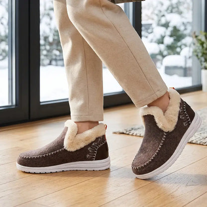 【36-46】Nowe damskie buty zimowe – ocieplane, grube, ciepłe śniegowce, modne, na zimę