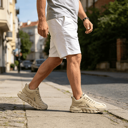 【39-44】Νέα κομψά ανδρικά casual παπούτσια, διαπνέοντα και άνετα, με ύφασμα ανθεκτικό στο νερό