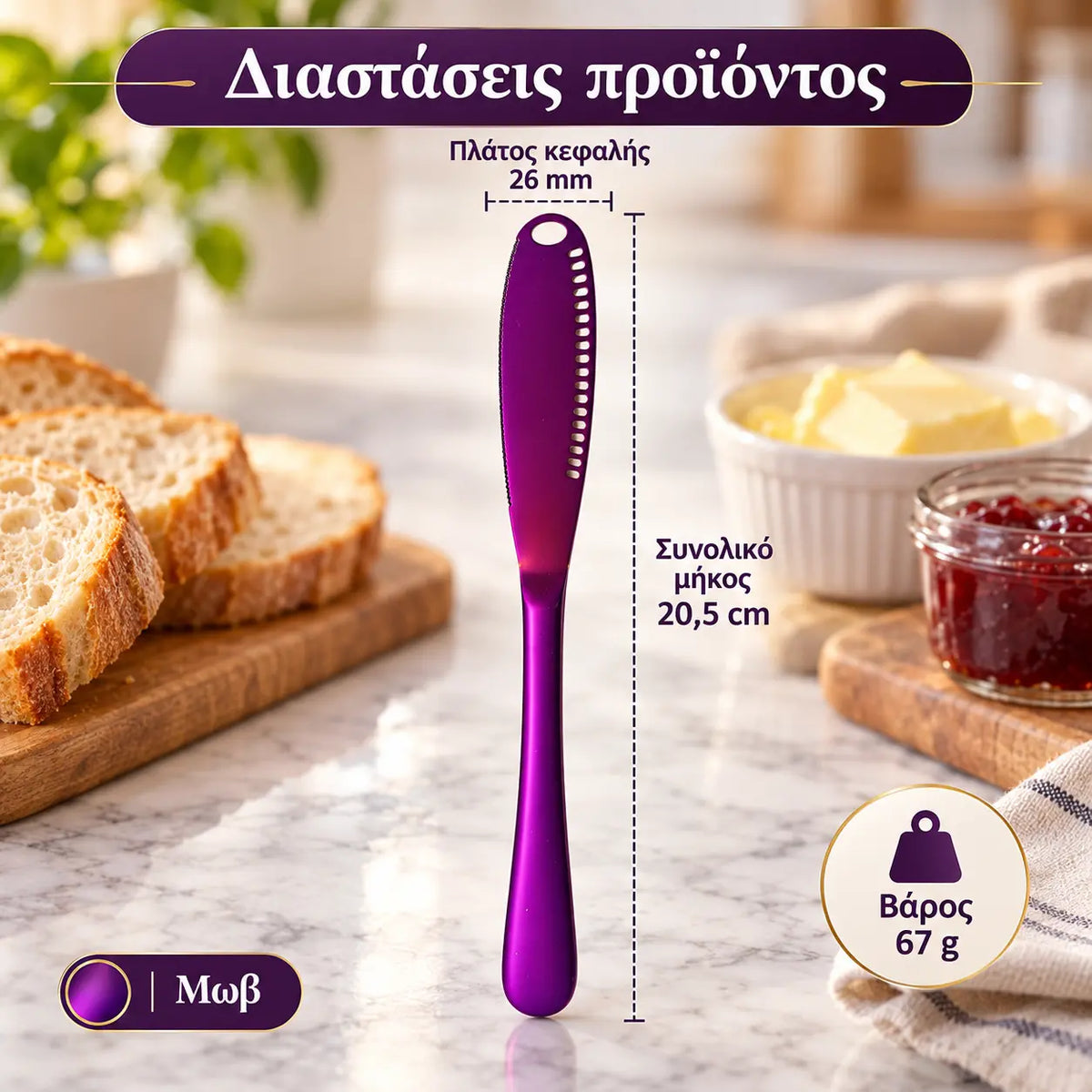2 τεμάχιο 24 ευρώ🧈  Πολυλειτουργικό μαχαίρι βουτύρου από ανοξείδωτο ατσάλι