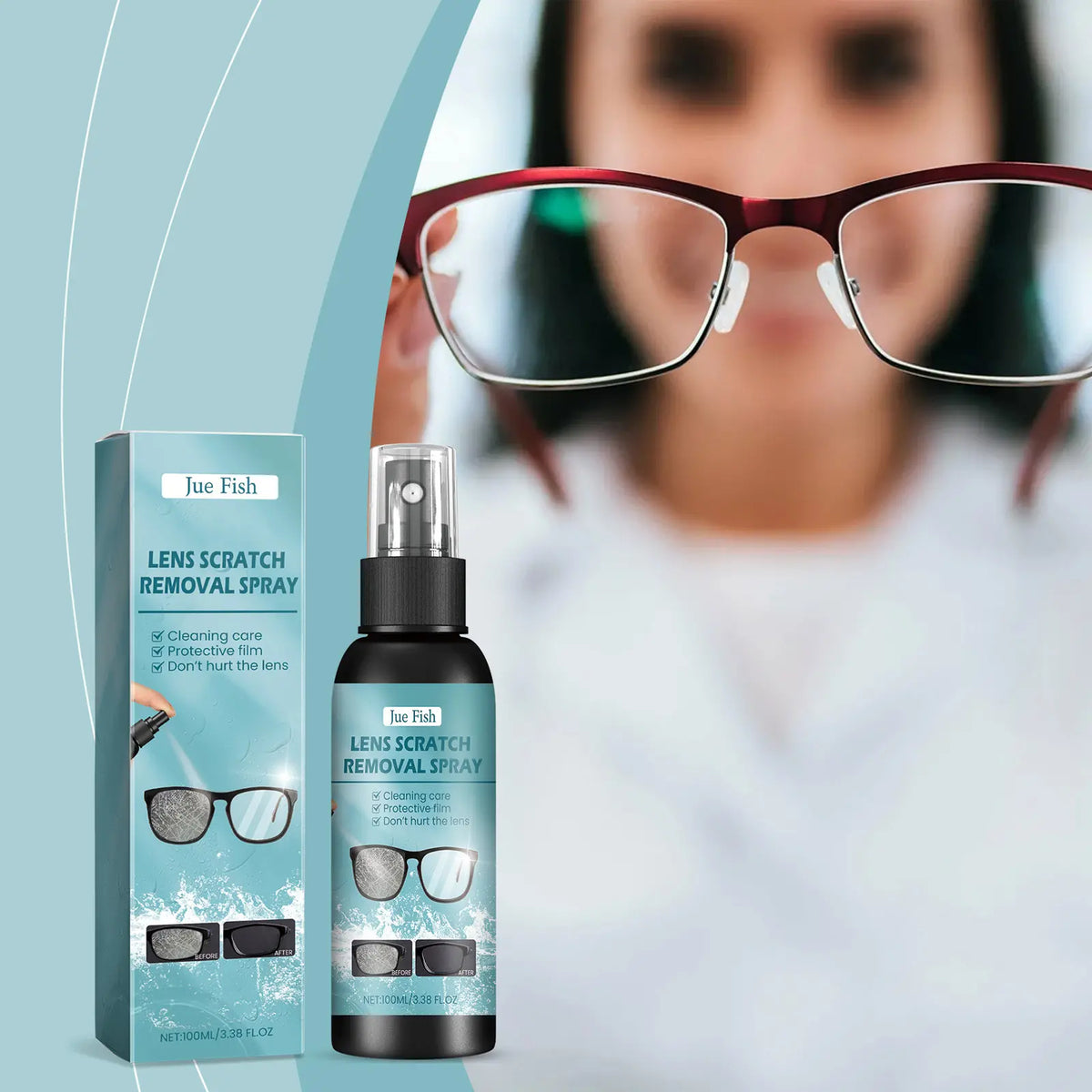 🔥✨【Αγοράστε 1 και πάρτε 1 δωρεάν】👓 Σπρέι Επιδιόρθωσης Γρατζουνιών Φακών – ✨Αναζωογονήστε την όρασή σας