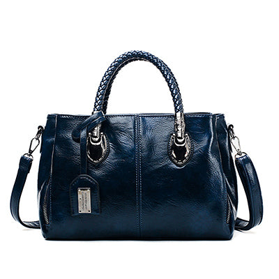 👜【50% ΕΚΠΤΩΣΗ】Δερμάτινη τσάντα τύπου Boston, μαλακό δέρμα, κατάλληλη για μεταφορά στον ώμο