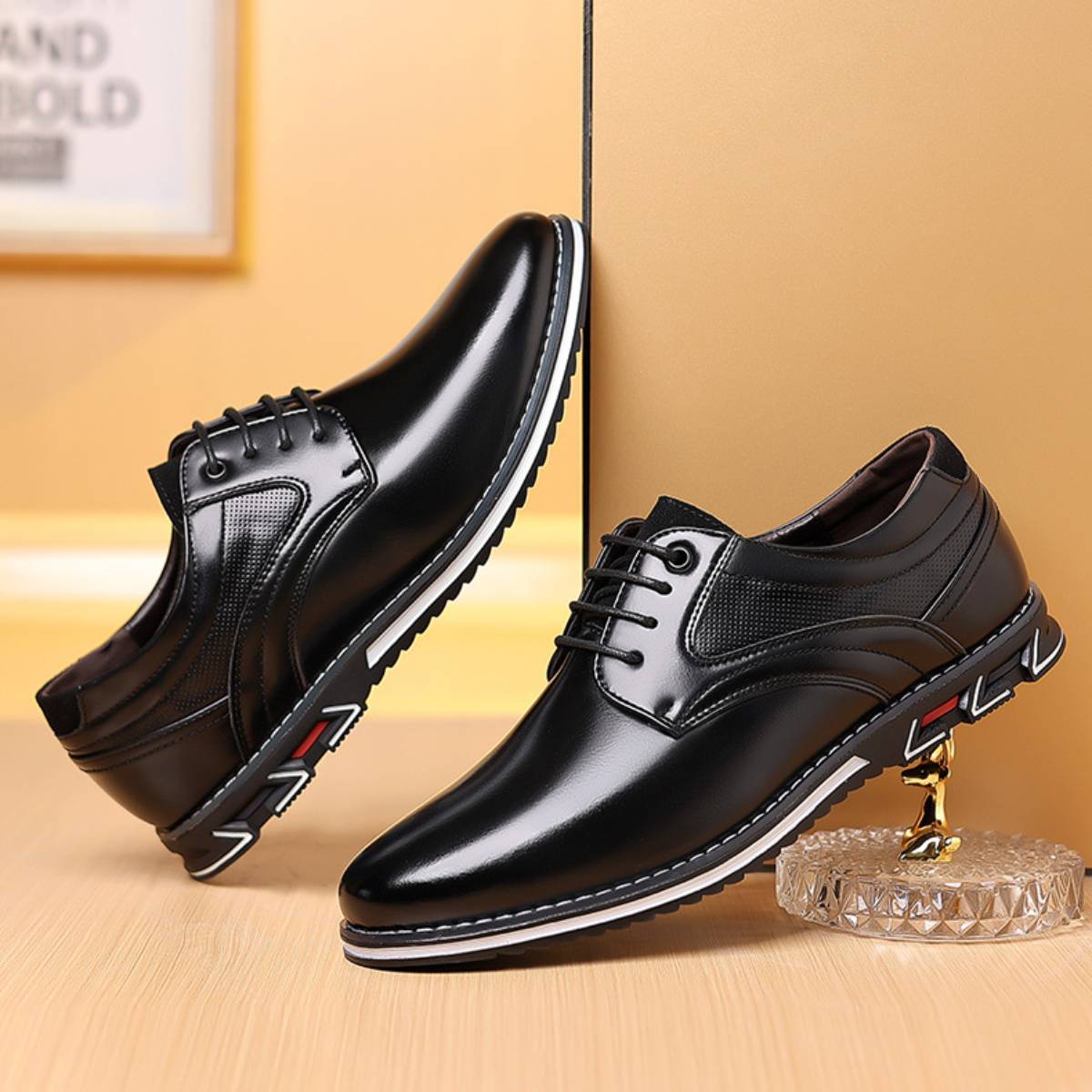 👞Ručno rađene muške cipele od kravlje kože, velike, moderne i trendi