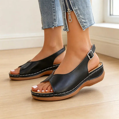 👡 Sandały rzymskie z najwyższej jakości skóry bydlęcej – gruba, anatomiczna podeszwa, szybkie zapięcie na rzep i duże rozmiary 36-43! ☀️✨