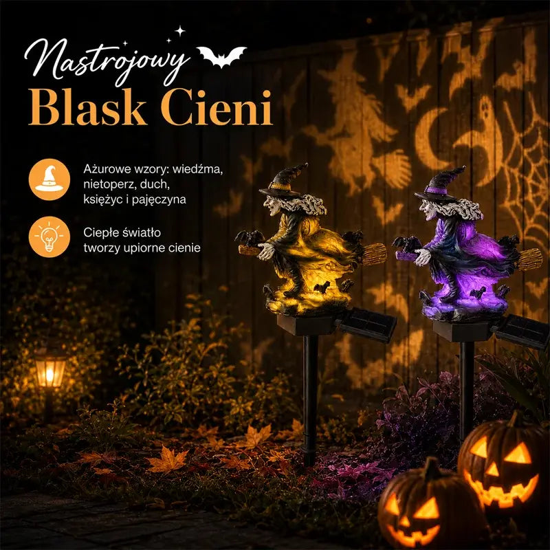Światła Ogrodowe Czarownic, Kreatywne Dekoracje Ogrodowe na Halloween