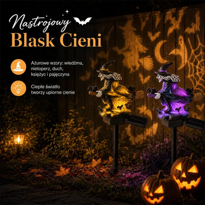 Światła Ogrodowe Czarownic, Kreatywne Dekoracje Ogrodowe na Halloween