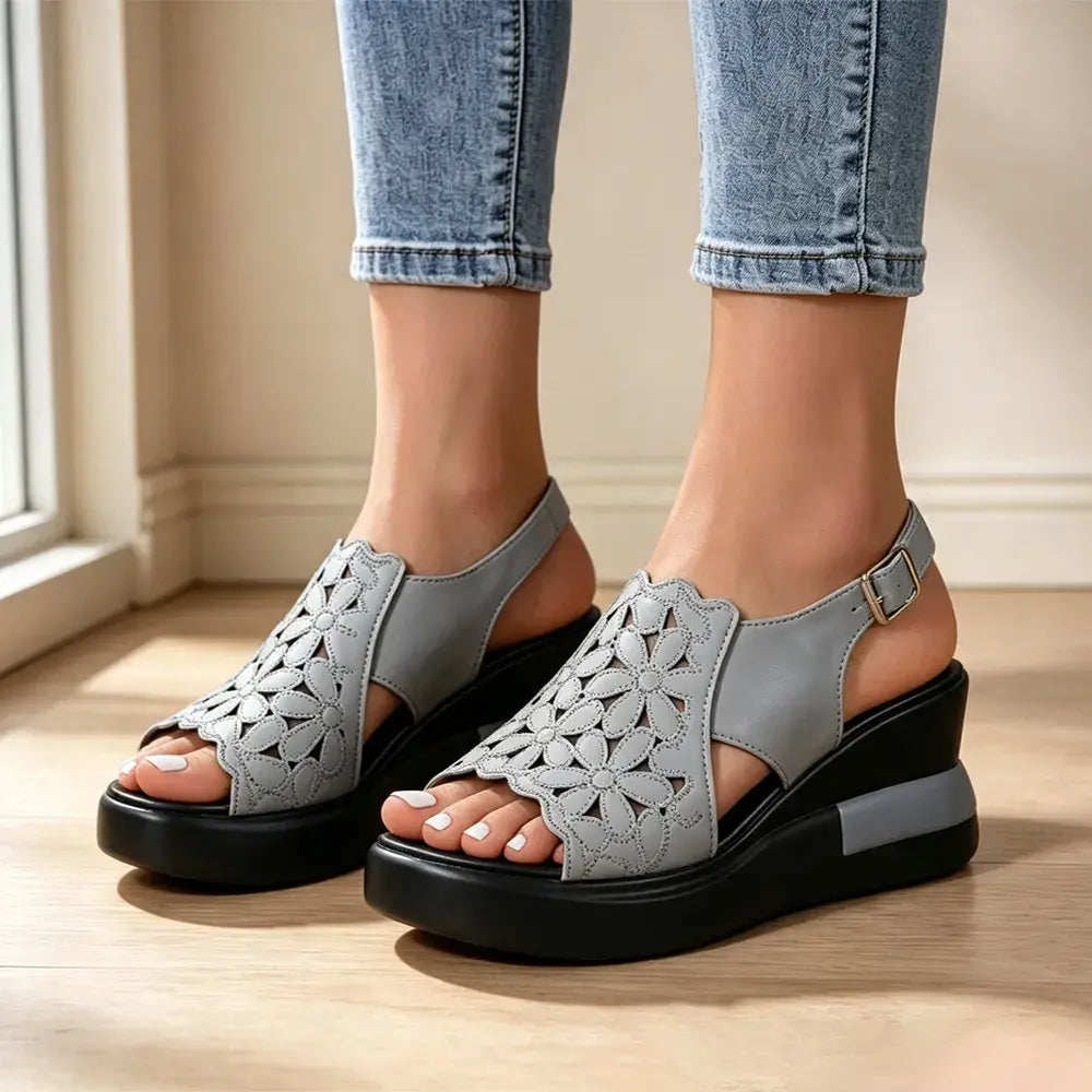 🔥【35-40】Sandały do kostki w stylu retro z miękką podeszwą