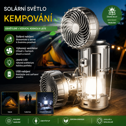 💡Přenosné solární kempingové světlo, baterie s dlouhou výdrží, venkovní světlo do stanu.
