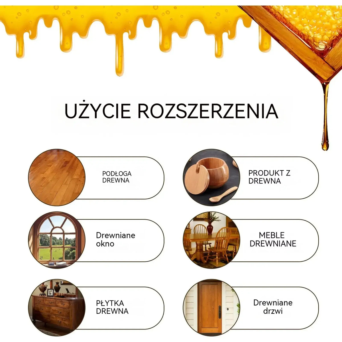 120 ml + gąbka + ściereczka——1 zestaw 89zł ✨Naturalny, mikrocząsteczkowy wosk pszczeli w sprayu do pielęgnacji mebli, konserwacji podłóg i polerowania.