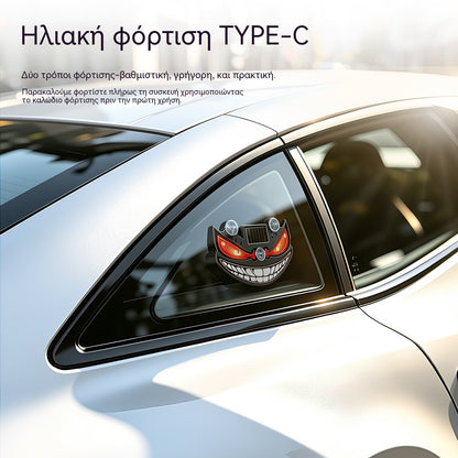 🚗🚗Διακοσμητικά φώτα αυτοκινήτου LED Devil, Ηλιακός φωτισμός διάθεσης