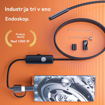 【5M】（Τύπος-c、USB、Micro USB）3 σε 1 ενδοσκόπιο
